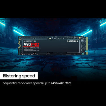 Samsung MZ-V9P2T0B/AM 990 PRO PCIe 4.0 NVMe SSD 2TB +1 Year CPS Enhanced Protection Pack