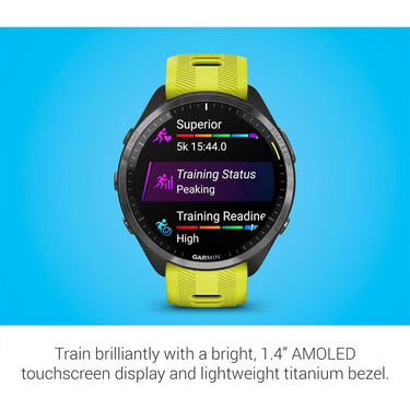 Garmin Forerunner 965 Running Smartwatch, Amp Yellow & Black w/ Accessories Bundle
