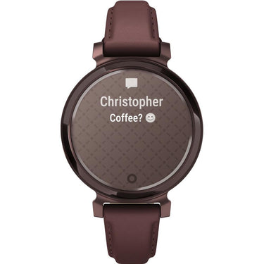 Garmin Lily 2 Classic Dark Bronze w/ Mulberry Leather Band Smartwatch + Accessories Kit