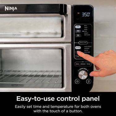 Ninja 12-in-1 Double Oven with FlexDoor - Black (Refurbished)