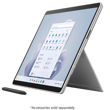 Microsoft Surface Pro 9 5G 13" Tablet, 8GB/256GB, Platinum w/ 2 Year Warranty Bundle