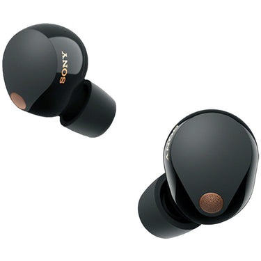 Sony Noise Canceling Truly Wireless Earbuds, Black + Accessories + Warranty Bundle