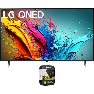 LG 86" QNED85T 4K HDR Smart Quantum Dot LED TV (2024) w/ 2 YR Warranty Bundle