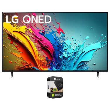 LG 86" QNED85T 4K HDR Smart Quantum Dot LED TV (2024) w/ 2 YR Warranty Bundle