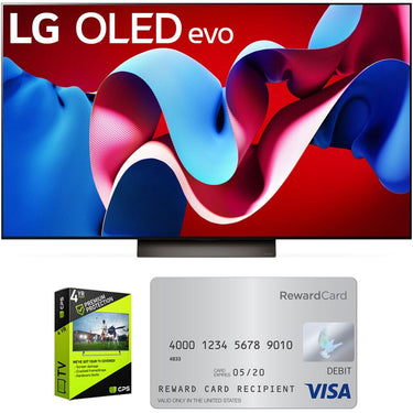 LG 55" Class OLED evo C4 Series Smart TV 4K 2024 + 4 Yr Warranty+ $25 Gift Card