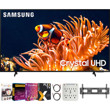 Samsung 75" DU8000 Crystal UHD LED 4K Smart TV (2024) with Movies Streaming Pack