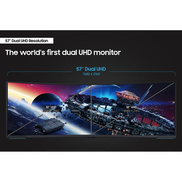Samsung 57" Odyssey Neo G9 Curved Gaming Monitor, Refurbished - Open Box