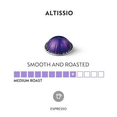 Nespresso Vertuo Altissio Ristretto/Espresso Capsules, 10-Pack