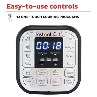 Instant Pot Duo 6-quart Multi-Use Pressure Cooker, V5 (Refurbished)
