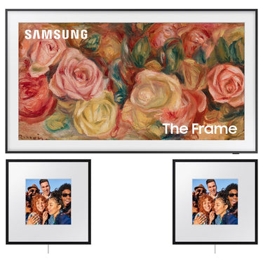 Samsung 50 inch The Frame QLED 4K Smart TV 2024 with 2x Frame Smart Speaker