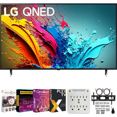 LG 86 Inch 4K HDR Smart NanoCell LED TV 2024 + Premiere Movies Streaming Bundle