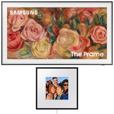 Samsung 75" The Frame QLED 4K Smart TV (2024) + Photo Music Frame Smart Speaker Bundle