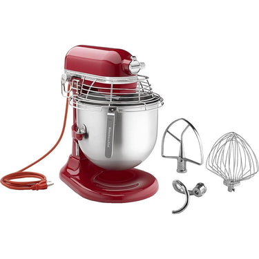 KitchenAid 8-Quart Commercial Countertop Mixer with Bowl-Guard Red Open Box