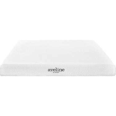 Modway 6" Full Size Mattress w/ 1.5 Gel-Infused Memory Foam - MOD-5345-WHI - Open Box