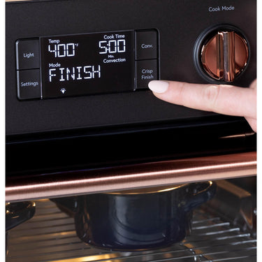Cafe Couture Oven with Air Fry: 14 Modes, Large Capacity, Black - Refurbished