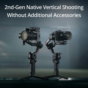 DJI RS 4 Combo 3-Axis Gimbal Stabilizer Bundle with 64GB Warranty and Backpack