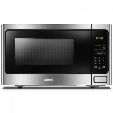 Danby Designer 1.1 cu. ft. Countertop Microwave in Steel with 3 Year Warranty