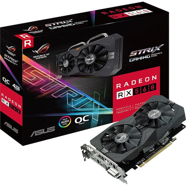 ASUS - AMD RADEON RX 560 O4GB GAMING GDDR5 DP HDMI DVI AMD