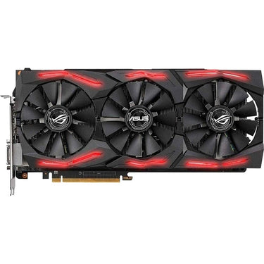 ASUS - AMD STRIX RADEON RX VEGA64 8GB VR READY 5K HD GAMING DP HDMI DVI