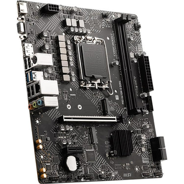 MSI PRO H610M-G DDR4 ProSeries Motherboard, LGA1700, PCIe 4, M.2 Slots