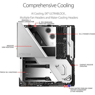 ASUS - MOTHERBOARDS ASUS MAXIMUSXIIIEXTREMEGLACIAL WIFI6E Z590LGA1200 INTEL 11TH/10TH