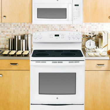 GE DENTED GE 1.6 Cu. Ft. Over-the-Range Microwave Oven, White