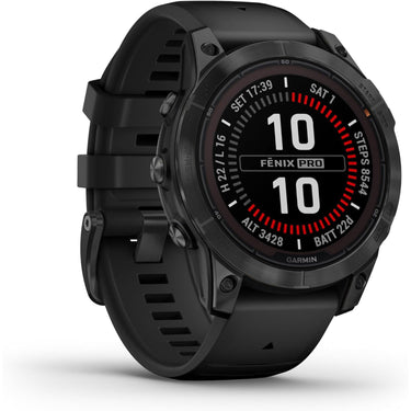 Garmin Fenix 7 Pro Solar, No Wi-Fi, Slate Gray, Black
