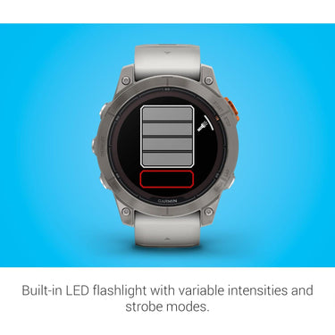 Garmin Fenix 7 Pro Solar, Sapphire, Titanium, Fog Gray/ember Orange