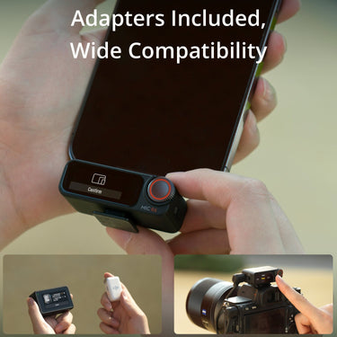 DJI Mic 2 All-In-One Wireless Microphone Bundle with 2 YR Warranty and Accessories