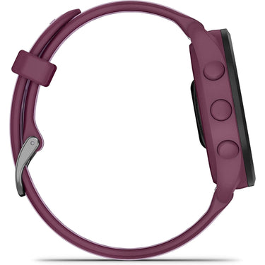 Garmin Forerunner 165 Music Smart Sport Watch, Berry + Lilac