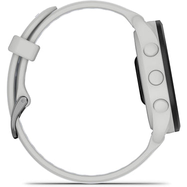 Garmin Forerunner 165 Music Smart Sport Watch, Mist Gray + Whitestone