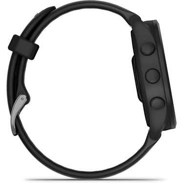 Garmin Forerunner 165 Music Smart Sport Watch, Black + Slate Gray