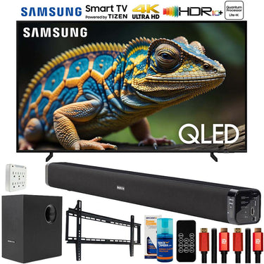 Samsung QN43Q60D 43" QLED 4K Smart TV (2024) with Deco Gear Home Theater Bundle
