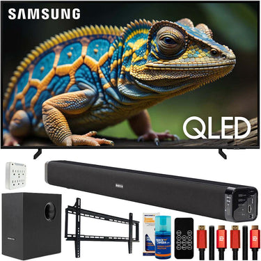 Samsung QN32Q60D 32" QLED 4K Smart TV (2024) with Deco Gear Home Theater Bundle