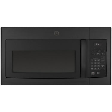GE 1.6 Cu. Ft. Over-the-Range Microwave Oven Black + Oven Mitt & 3 Year Warranty