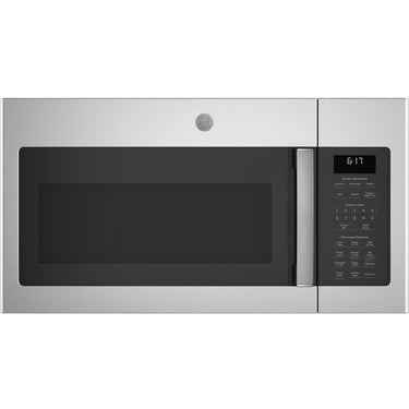 GE 1.7 Cu. Ft. Over-the-Range Microwave Oven Steel + Oven Mitt & 3 Year Warranty