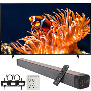Samsung DU8000 55" Crystal 4K UHD Smart TV (2024) + Premium Soundbar + Mount Kit