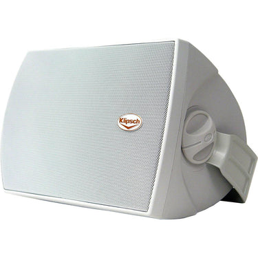 Klipsch AW-525 Outdoor Speaker - Dynamic Sound for Open Spaces - White (Pair) - Open Box