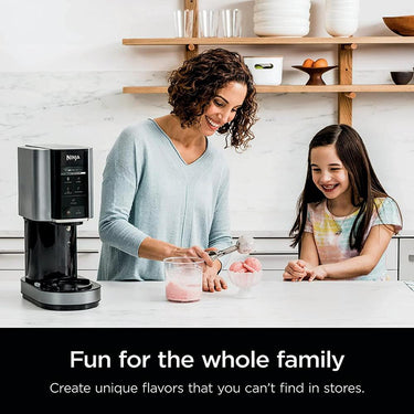 Ninja Ninja NC300 CREAMi Ice Cream Maker, w/ (2) Pint Container, Silver - Open box