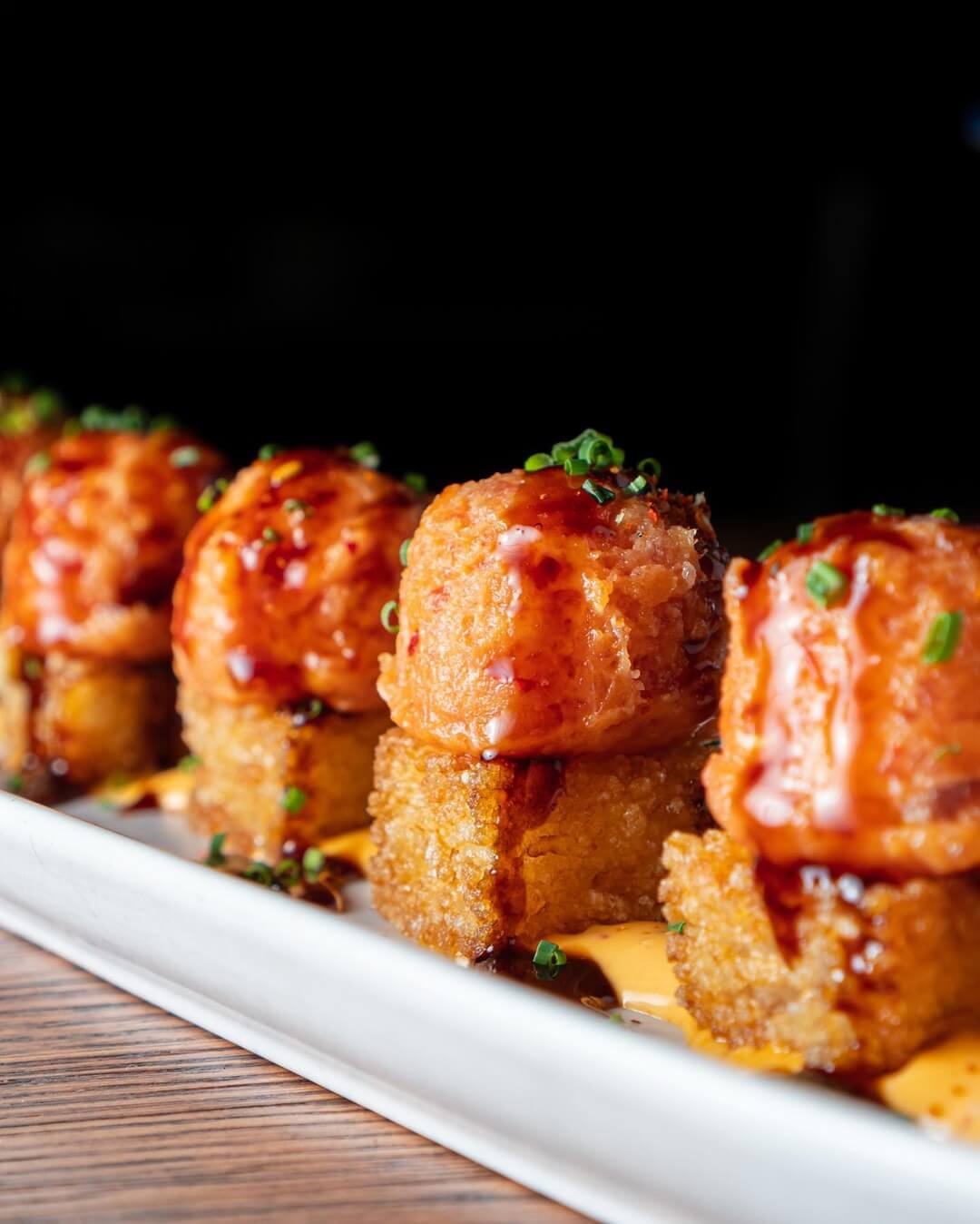 tuna on crispy rice