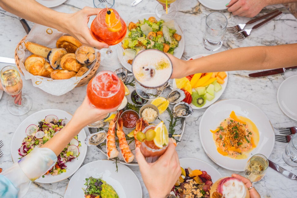 Lavo restaurant brunch