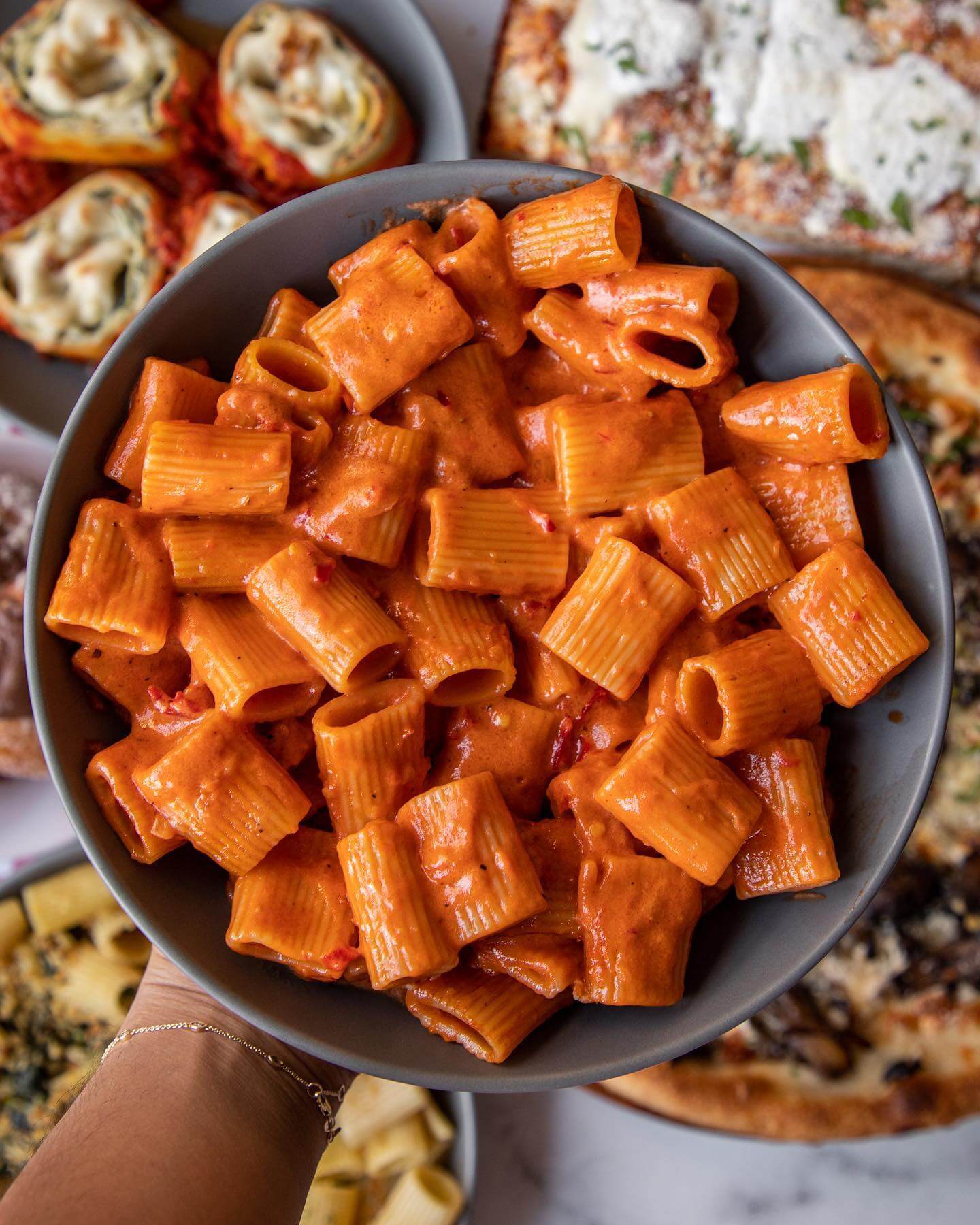 Spicy Rigatoni Pasta