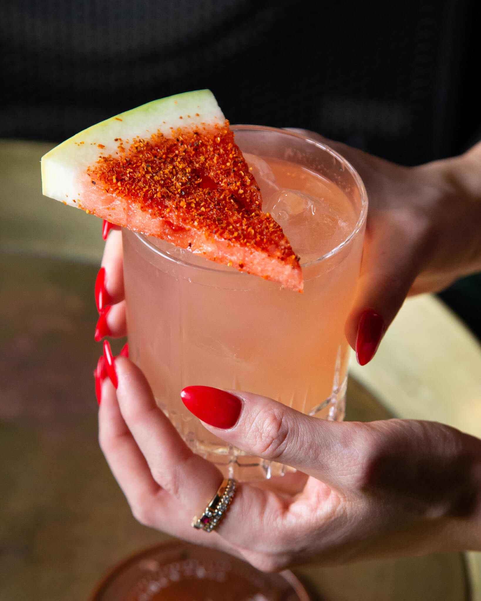 watermelon mezcal cocktail