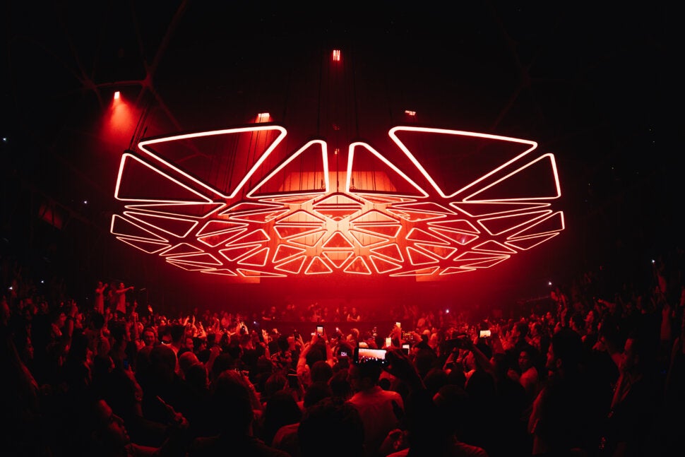 Hakkasan Grid with crowd