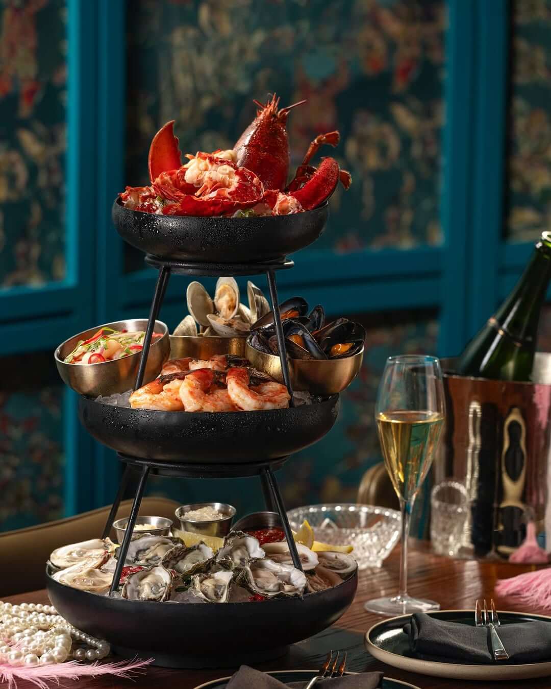 seafood tower