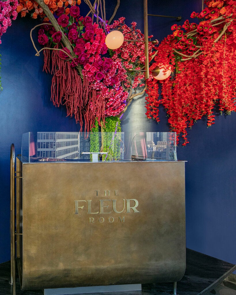 entrance to fleur room