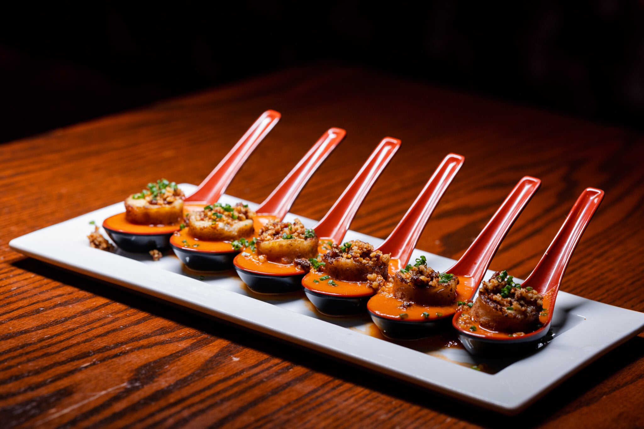 Beauty and Essex Las Vegas - Grilled Cheese, 19 Smoked Bacon and Tomato Soup Dumplings