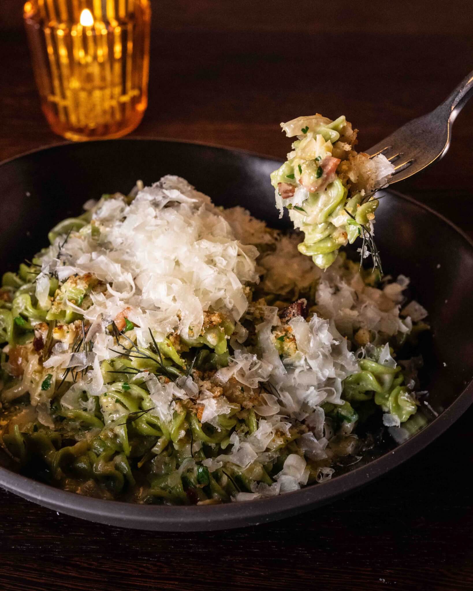cauliflower fusilli at cathedrale