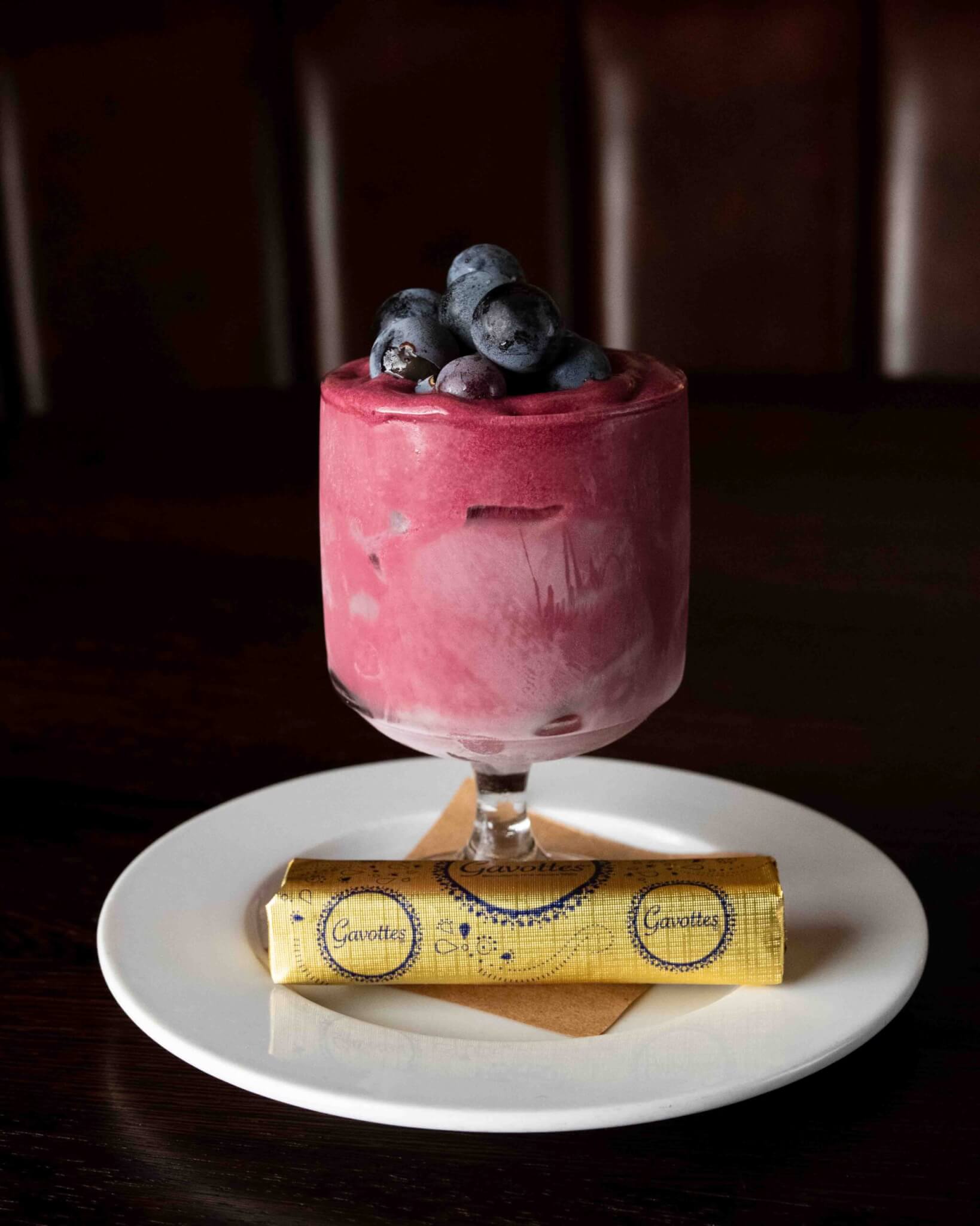 grape sorbeto at cathedrale