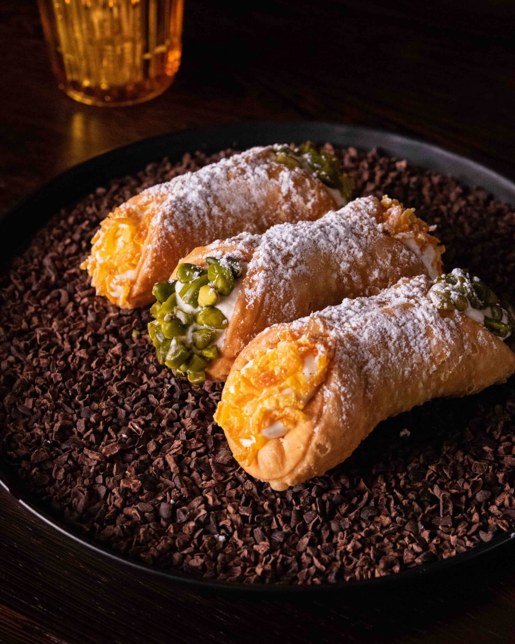 ice cream cannoli at cathedrale